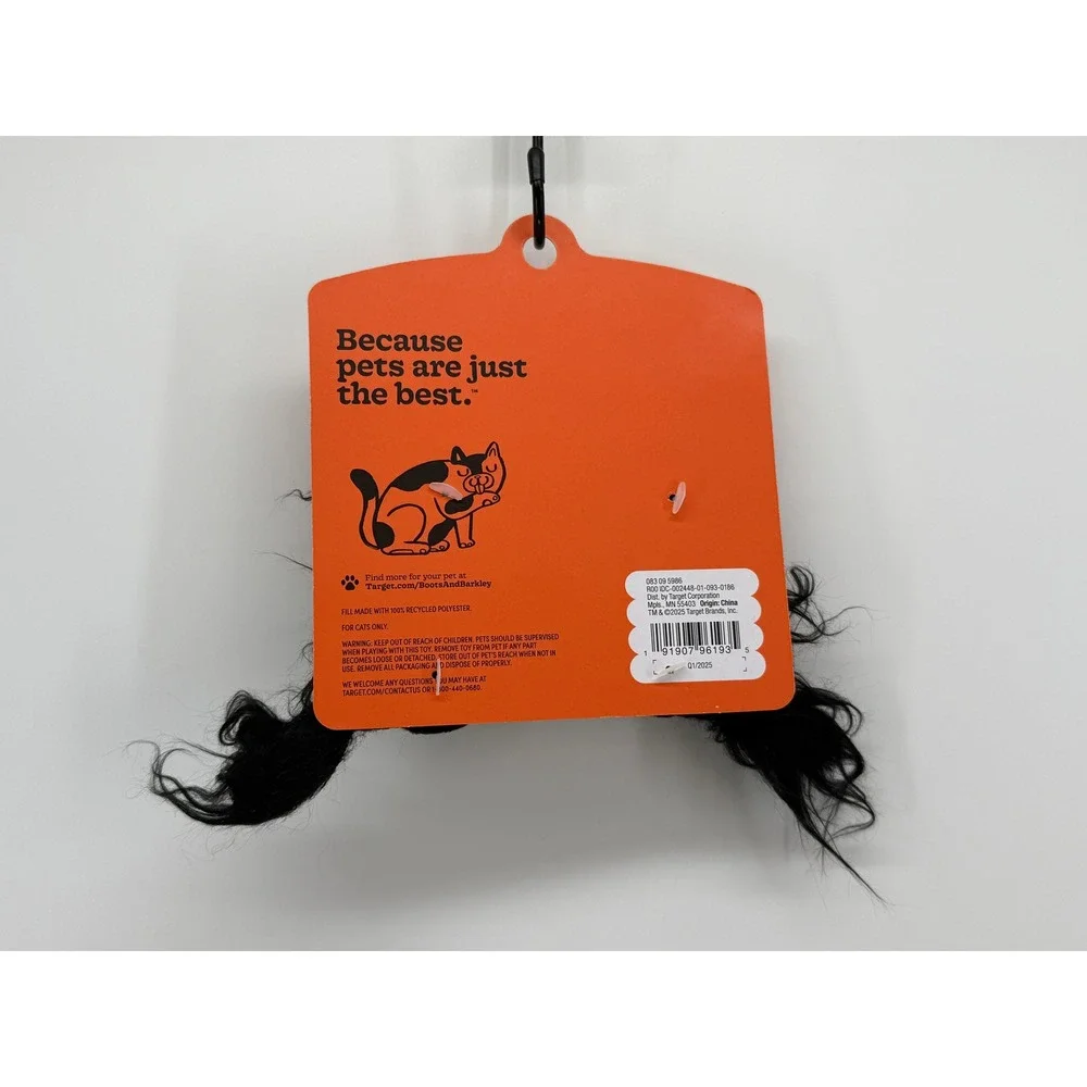 Boots & Barkley Swat & Pounce Catnip Cat Toys Black Birds 2 Pack